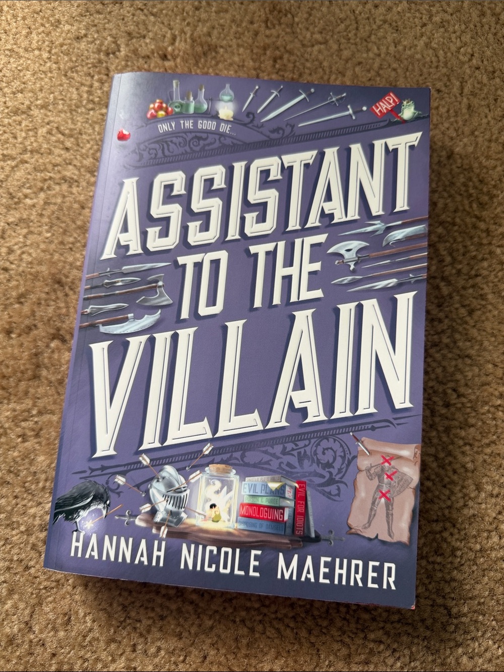 Assistant to the Villain by Hannah Nicole Maehrer - Purple Cover